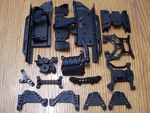 For Axial SCX10 III Jeep CJ-7 AXI03008 Battery Box Shock Tower Chassis Braces & - Picture 1 of 2