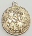 1911 St. George On Horse Killing Dragon Securit In Tempestate Religious Medal