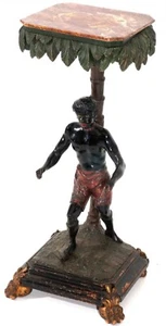 19th Century Venetian Antique Hand Carved Wood Table Stand - Picture 1 of 10