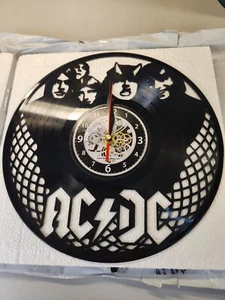 Vinyl Clock AC/DC Vinyl Clock Handmade Art Decor Original Gift - Picture 1 of 6