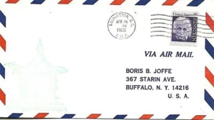Primo Jet Posta Aerea Aeroporto Nazionale Washington 24 Aprile 1966 AAMC#J1182f - Foto 1 di 1