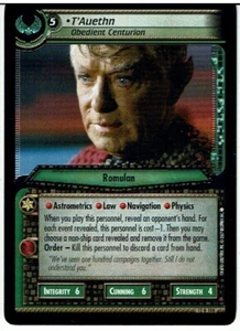 STAR TREK CCG 2E THESE ARE THE VOYAGES RARE CARD T'AUETHN 12R108 ex - Picture 1 of 1