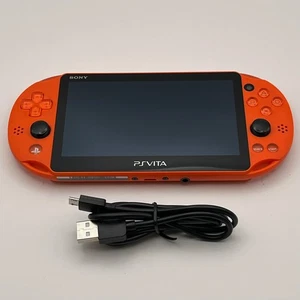 SONY PS Vita PCH-2000 Console Orenge Fast Shipping No joystick drift. - Picture 1 of 10
