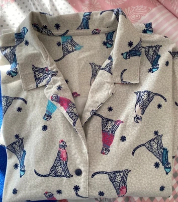 Dalmatian night shirt george Asda size 12 - 14 long sleeved - image 1 of 4