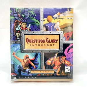 Quest for Glory Anthology Sellado de Fábrica NUEVO MS-DOS CD Big Box PC - 1996 Sierra - Imagen 1 de 12