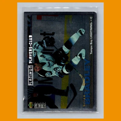 Brian Bradley #128 1995-96 Collectors Choice Players Club Platinum Hockey Card - Image 1 of 3