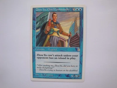 Zhou Yu, Chief Commander - NM Portal Three Kingdoms MTG Magic the Gathering P3K - Image 1 of 2