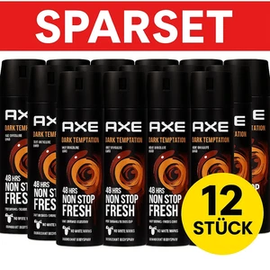 Axe Desodorante Desodorante Spray Corporal Dark Temptation 48h Pack de 12, 12x150ml, Embalaje Original Nuevo - Imagen 1 de 2