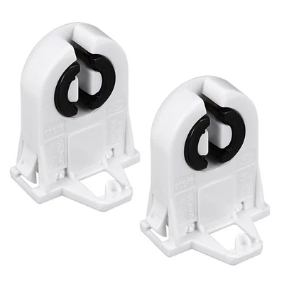 UXCELL 2pcs Douille de lampe G13 T8 fluorescente Base Blanc accessoire lumière