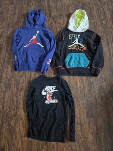 Boys Size Small Nike Jordan Lot Sweatshirts Hoodies - Picture 1 of 4