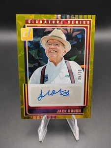 Jack Roush AUTO *#05/10* 2025 Donruss Racing #SS-JRS Signatures Series Gold Ice - Picture 1 of 2