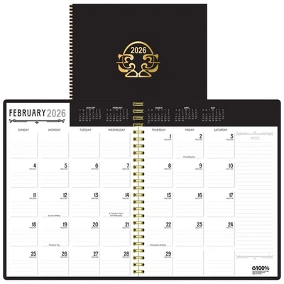 2026 Deco Days 291-02 HOD29102 House of Doolittle Monthly Planner, 8-1/2 x 11"