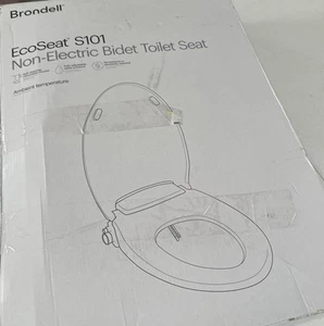 Brondell Ecoseat White Round Bidet Toilet Seat.New/Sealed/Open Box - Picture 1 of 10