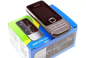 Nokia 2730 classic Dual-band 3G 2 inch Lcd Bluetooth- Unlocked -Silver Black - Picture 1 of 2