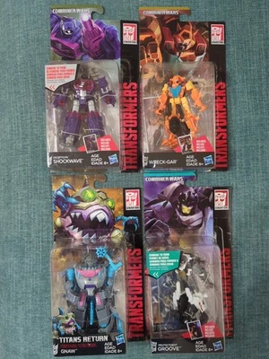 Transformers Combiner Wars Legends Class Shockwave, Wreck-Gar, Gnaw, and Groove - Image 1 of 4