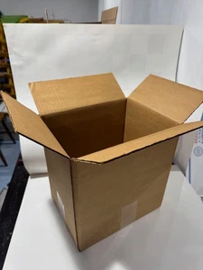 CORRUGATED HEAVY DUTY BOXES SHIPPING MOVING STORAGE 10"x10"x8" $1 EACH 10 BOXES - Picture 1 of 17