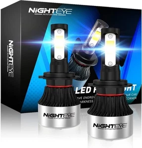 NightEye H7 LED Coche Vehículo Blanco Frío Faros de Repuesto. 9000LM 72W - Imagen 1 de 9