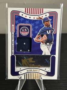 /50 ALTON DAVIS II Auto, 2024 Panini EE. UU. Estrellas y Rayas Parche Tinta Dorada  - Imagen 1 de 2