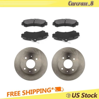 Kit Pastillas Freno Delanteras y Rotores para Mitsubishi Space Star 1.8L 2003-2004 Foto 1 de 4