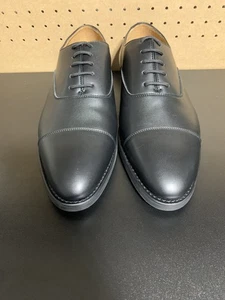 Herren Neu Will’s Vegan Schuhe Schwarz Elegant Oxfords Marke Goodyear Welt US12 EU 45 - Bild 1 von 18