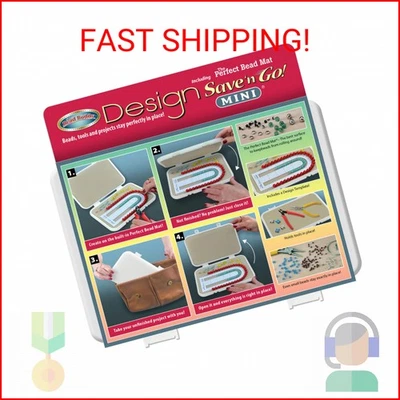 Bead Buddy Design Save and Go Mini - Perfect Bead Mat - Portable Beading Kit - B - Image 1 of 2