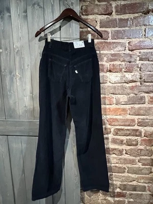 Levi’s Vintage 80’s Blk Corduroy Women’s High Waist California Straight Wht Tag - Image 1 of 4