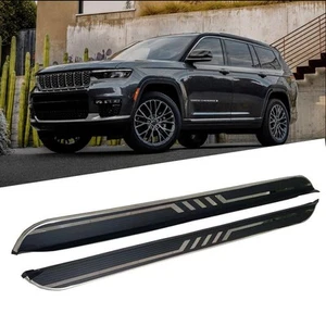Running Board fits for Jeep Grand Cherokee L 2022-2024 Side Step Nerf Bar Stairs - Picture 1 of 1
