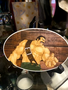 CAPCOM x Sticker FINAL FIGHT Mike Haggar 4.5 all weather vinyl laptop locker - Picture 1 of 1
