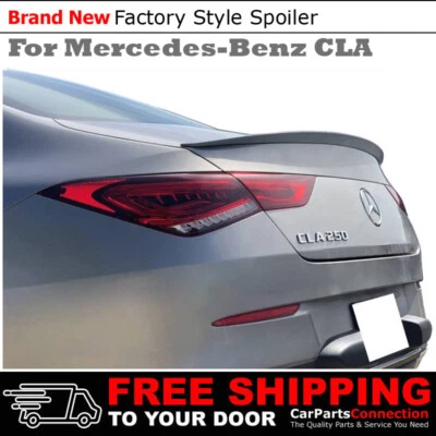 Alerón de maletero trasero de imprimación para Mercedes-Benz CLA 4 puertas montaje empotrado 2020+ imprimación Foto 1 de 2