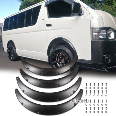 Kit de carrocería de arcos de rueda de extensión de guardabarros flexible de 4,5" para furgoneta Toyota Hiace Foto 1 de 4