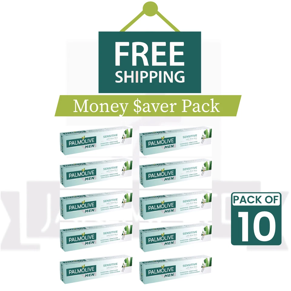 Palmolive for Men Sensitive Shave Cream With Aloe Vera 100ml