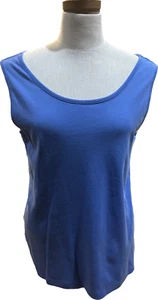 Lands' End  100% Cotton Plus Size LARGE Tank Top - Picture 1 of 2
