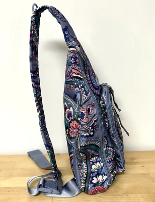 Mochila Vera Bradley Kona Sling Paisley Aligerar Multibolsillo Boho Trabajo Escolar Foto 1 de 4