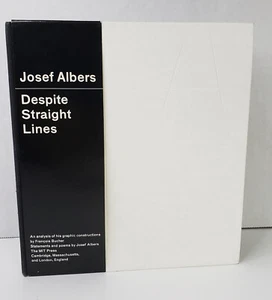 Josef Albers Despite Straight Lines hardcover graphic constructions w/slipcover - Picture 1 of 14