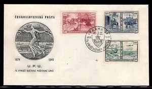Czechoslovakia, FDC, Covers, Universal Postal Union UPU 1949. x46349 - Picture 1 of 1