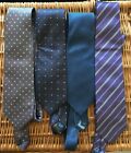 Vintage MAC-TY Cravate Silk Designer Necktie Tie Job Lot (x4)