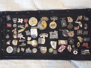 Colección de prendedores Club de Leones en su mayoría EE. UU. también Suecia Noruega Finlandia India Italia - Imagen 1 de 14