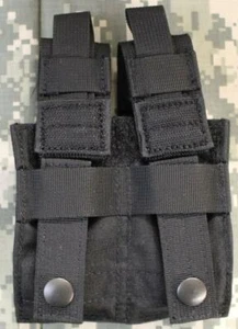 Blackhawk! Tactical Double Pistol Mag Pouch Talon Flex MOLLE Black 37CL10BK NEW - Picture 1 of 3