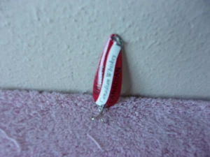 NEW VINTAGE SMALL DAREDEVIL FISHING LURE w/ CANADIAN WHISTKEY LOGO - Picture 1 of 4