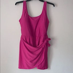 Elegant Pink Swim-dress Size 2X Pink / Purple NWOT - Picture 1 of 10