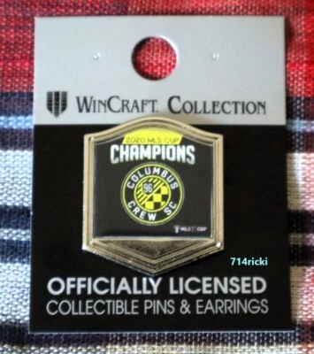 2020 MLS Cup Champions Columbus Crew SC Collector Pin Soccer Club Official - Image 1 of 2