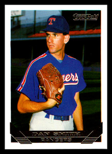 1993 Topps Gold Dan Smith #607 Texas Rangers