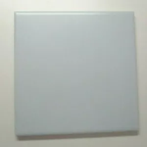 1 Tile Mannington USA 6" Square Matte Herron Grayish Blue Ceramic Vintage 1980s - Picture 1 of 12