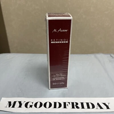 M.Asam Retinol Intenso Juvenil Concentrado Anti Envejecimiento Combate el Acné Protege la Vitamina E Foto 1 de 4