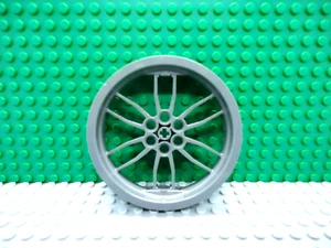 Lego 1 Dark Bluish Gray rim wheel with motorcycle vehicle car truck - Picture 1 of 1