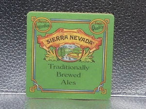 Sierra Nevada Traditionally Brewed Ales Collectible Breweriana Barware Coaster - Picture 1 of 7
