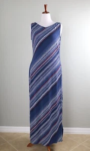 WHITE HOUSE BLACK MARKET NWT $130 Sleeveless Printed Maxi Tank Dress Size Large - Picture 1 of 6