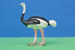 Modelos de zoológico Britains Herald POLYTHENE: #1379 AVESTRUZ, 1a edición alrededor de 1960 - Imagen 1 de 2