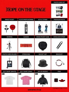 BTS J-HOPE Tour HOPE ON THE STAGE in JAPAN OFFICIAL MERCHANDISE JPFC - Picture 1 of 43
