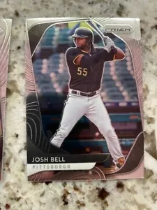 2020 PANINI PRISM PRIZM BASE CARD PITTSBURGH PIRATES JOSH BELL #77 - Foto 1 di 1